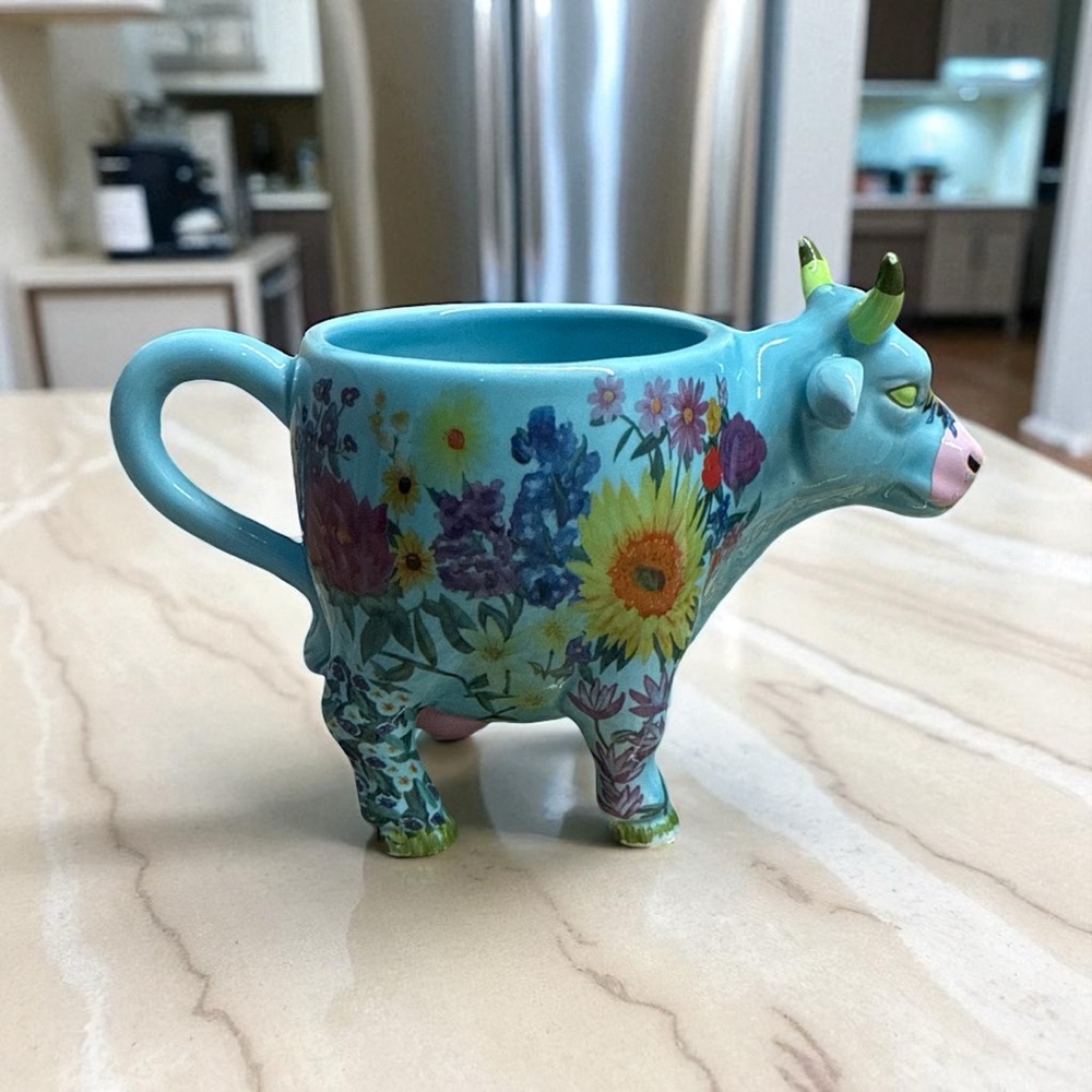 Vintage Cow Parade Fruits of Summer Mug Planter 2001 #7414